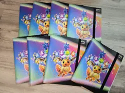 Pokemon Prismatic Evolutions Eevee Binder (Binders Only) Lot of 8 - Never used! - Image 1
