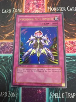 Yugioh Interdimensional Matter Transporter DCR-052 Ultra Rare 1st Edition LP - Image 1