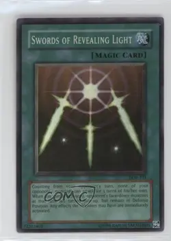 Swords of Revealing Light YuGiOh Legend Blue Eyes White Dragon #LOB-101 2002 - Image 1