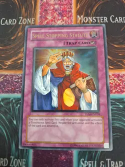 Yugioh Spell-Stopping Statute TLM-EN058 Ultimate Rare Unlimited Near Mint - Image 1