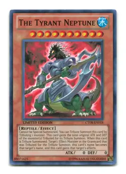 The Tyrant Neptune - CT08-EN018 Limited Edition Super Rare - YuGiOh-LP - Image 1