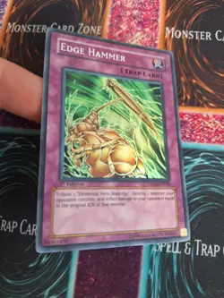 Yugioh Edge Hammer DP03-EN029 Super Rare 1st Edition Near Mint - Image 2