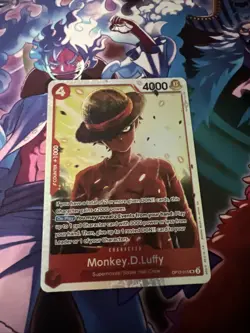 One Piece Monkey D. Luffy Card Game OP12-015 SR Legacy of the Master - Image 1