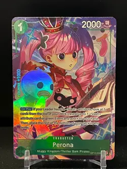 One Piece Card Game - Perona - OP12-034 SR - ALT Art - English NM - Image 1