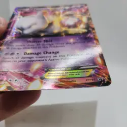 2016 Pokemon XY Black Star Promo Holo Card: Mewtwo EX (XY107) - Lightly Played - Image 4