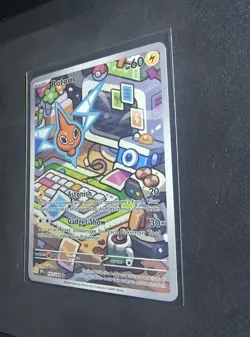 Pokemon TCG Rotom 197/182 Destined Rivals Full Art Holo Card with Illustration - Image 2