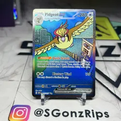 Pidgeot ex 225/197 Obsidian Flames Special Illustration Rare Pokemon Card - NM - Image 1