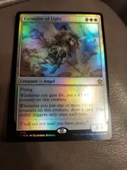MTG Exemplar of Light - Foil, Foundations, Lightly Played, English - Image 2