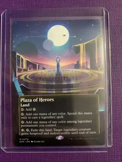 MTG Edge of Eternities - Plaza of Heroes - Borderless - Non-Foil - Image 1