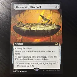 Thrumming Hivepool Rare Extended Art Regular MTG Edge Of Eternities #356 NM - Image 1
