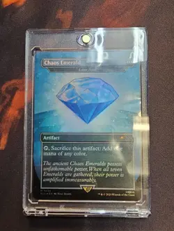 Chaos Emerald Blue 7033 Foil Lotus Petal Sonic Secret Lair MTG NM/M 🔥🔥🔥 - Image 1
