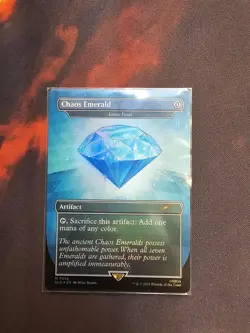 Chaos Emerald Blue 7033 Foil Lotus Petal Sonic Secret Lair MTG NM/M 🔥🔥🔥 - Image 2