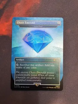 Chaos Emerald Blue 7033 Foil Lotus Petal Sonic Secret Lair MTG NM/M 🔥🔥🔥 - Image 4