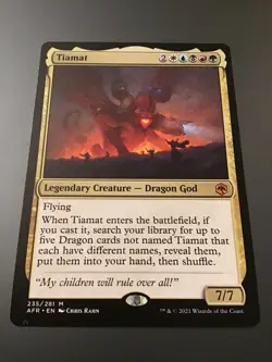 MTG Adventures in the Forgotten Realms #235 Tiamat - Image 1