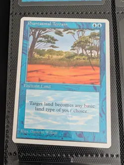 MTG 4th Edition - Phantasmal Terrain - NM (Magic The Gathering) (G) - Image 1