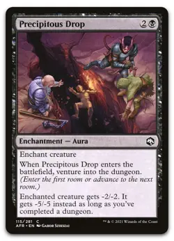 Precipitous Drop #115 (NM) Forgotten Realms AFR Magic MTG - Image 1