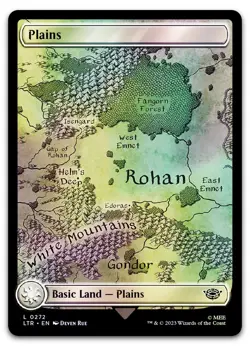 Plains (0272) #272 (Foil) (NM) Lord of the Rings LTR Magic MTG - Image 1