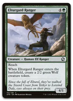 Elturgard Ranger #182 (NM) Forgotten Realms AFR Magic MTG - Image 1