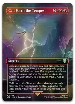 Call Forth the Tempest (Borderless) #509 (Foil) NM Lord of the Rings Magic MTG - Image 1