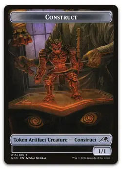 Construct Token (015) #15 (NM) Kamigawa Neon Dynasty NEO Magic MTG - Image 1