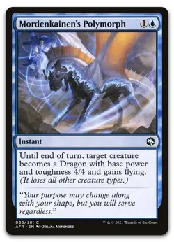 Mordenkainen's Polymorph #65 (NM) Forgotten Realms AFR Magic MTG - Image 1
