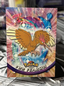 #22 Fearow - Pokemon Topps Card - Red Logo - Image 1