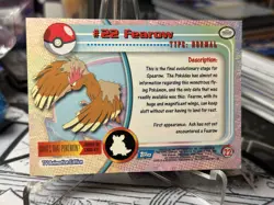 #22 Fearow - Pokemon Topps Card - Red Logo - Image 5
