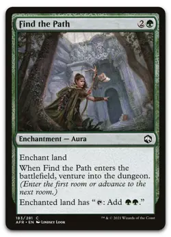 Find the Path #183 (NM) Forgotten Realms AFR Magic MTG - Image 1