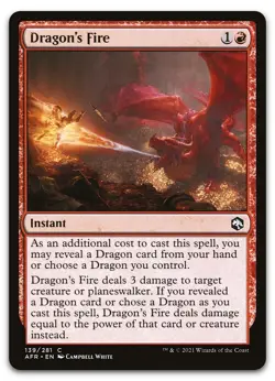 Dragon's Fire #139 (NM) Forgotten Realms AFR Magic MTG - Image 1