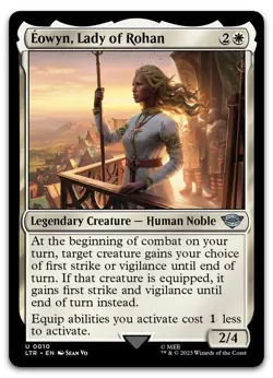 Eowyn, Lady of Rohan #10 (NM) Lord of the Rings LTR Magic MTG - Image 1
