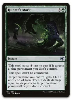 Hunter's Mark #188 (NM) Forgotten Realms AFR Magic MTG - Image 1