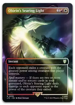 Olorin's Searing Light (Borderless) #503 (Foil) NM Lord of the Rings Magic MTG - Image 1