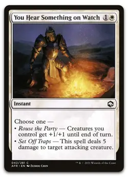 You Hear Something on Watch #42 (NM) Forgotten Realms AFR Magic MTG - Image 1