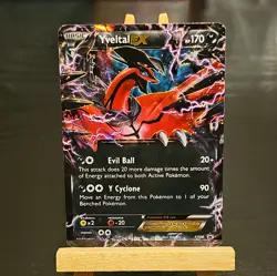 Yveltal EX XY08 XY Black Star Promos Pokemon Card - Image 1