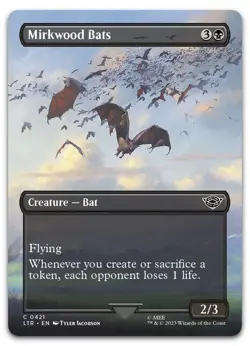 Mirkwood Bats (Borderless) #421 (NM) Lord of the Rings LTR Magic MTG - Image 1