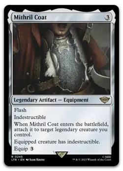 Mithril Coat #245 (NM) Lord of the Rings LTR Magic MTG - Image 1