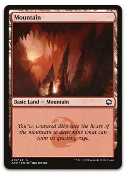 Mountain (276) #276 (NM) Forgotten Realms AFR Magic MTG - Image 1