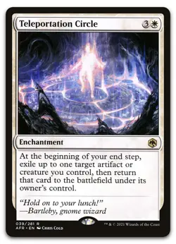 Teleportation Circle #39 (NM) Forgotten Realms AFR Magic MTG - Image 1