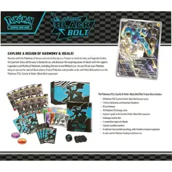Pokemon Trading Card Games Scarlet & Violet 10.5 Black Bolt Elite Trainer Box - Image 2