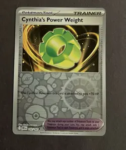 Cynthia's Power Weight 162/182 Sv10: Destined Rivals Reverse Holo Pokemon TCG-NM - Image 1