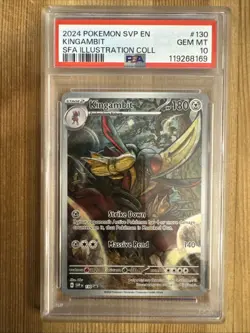 Kingambit - SVP130 - Pokemon Scarlet & Violet Promo Ultra Rare Holo PSA 10 - Image 1