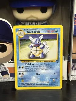 Pokemon TCG Base Set Unlimited - Wartortle #63/130 - Non Holo Uncommon - Image 1