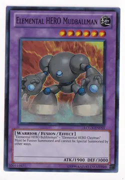 Elemental Hero Mudballman LCGX-EN053 Super Rare UNLIMITED Edition LP - YUGIOH - Image 1