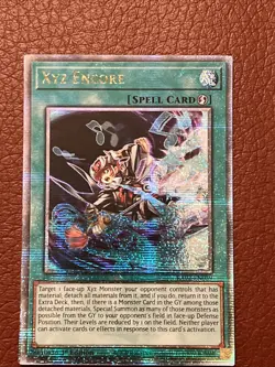 YuGiOh! Xyz Encore RA02-EN059 - 1st Ed - Quarter Century Secret Rare -Near Mint! - Image 1