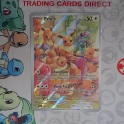 Eevee 188/167 S&V Illustration Rare TWM Twilight Masquerade Pokemon Card - Image 1