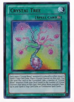 Yugioh Crystal Tree LCGX-EN170 Ultra Rare LP - Image 1