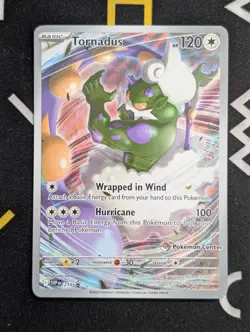 Tornadus Pokemon Center White Flare PC STAMPED SVP EN 210 Card - Image 1