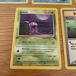 Pokemon Fossil Card Bundle First Edition Vintage X7 NEAR MINT - Image 3