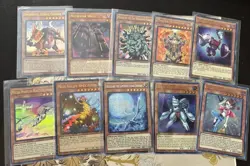 Yugioh Lot Of 10 Holo Cards English See Pic For Exact Cards #19 - Image 1