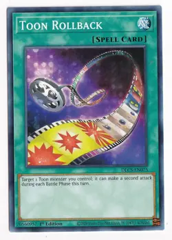 Yugioh Toon Rollback DLCS-EN075 Common 1st Ed NM - Image 1